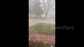 US: Hail Storms Pelt Parts Of Illinois As Severe Thunderstorms Move Through State