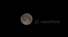 Full Pink Moon illuminates sky of Switzerland