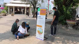 Authorities install 'smart manhole cover' near shrine in Thailand