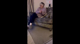 Mom doesn't 'Feel Good' after son and grandson pull an EPIC scare prank on her