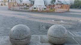 The condition of the Pal Putih Monument is entering 3 centuries which is an icon of the Province of the Special Region of Yogyakarta, Indonesia.
