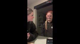 Sisters leave friend HANGING in confusion by trying the viral Headphone Challenge on her