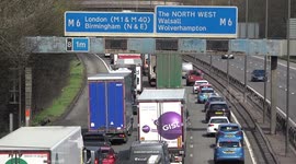 Traffic builds as thousands hit the roads in the West Midlands as the Easter Bank Holiday getaway starts