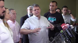 Governors Tarcisio De Freitas At The