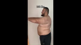 Canadian man shares inspirational video showing how he lost over 70kg in 2 years