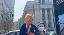 Conversation With Trump Puppet in New York, USA