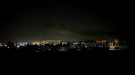 Israel launches air strikes on Gaza as rockets are fired the other way