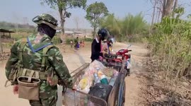 Thousands of refugees flee Myanmar for Thailand as war against military coup continues