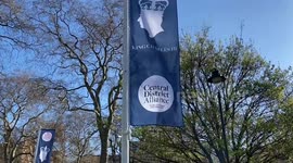 King Charles III coronation preparations in Central London