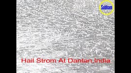 Hail strom at Dantan,India.It never been seen this area before.