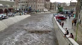 Heavy rainfall causes deadly flooding in Sana'a and across Yemen