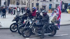 Rolling Thunder and Patriots United bikers hold a 'ride of respect' for late Queen Elizabeth
