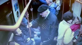 OAP Suffers Chemical Burn After Being Pepper Sprayed On Crowded Train In Moscow, Russia