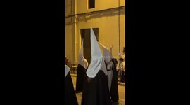 Semana Santa Easter parade, traditional hooded outfits not the ku klux klan