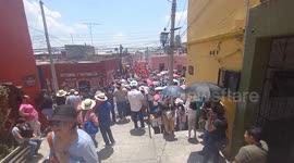 Holy Week Penitential Procession ' Shackled' In Atlixco, Mexico