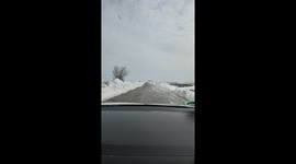 Storm Mathis left behind enormous amounts of snow in Romania!