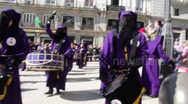 La virgen de la soledad cierra las procesiones de Semana Santa en Madrid