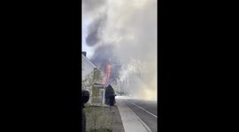 Woodbury Jack & Rose Florist on fire