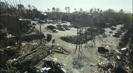 US: Drone Footage Shows Devastating Aftermath Of Tornado In Arkansas 2