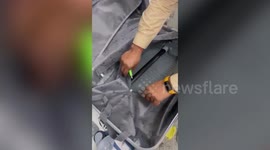 Customs officials seize gold worth $25,883 concealed in form of screws and trolley rods at airport in southern India