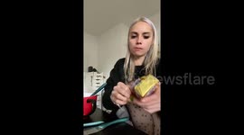 Woman goes viral with bizarre diet - eating KILO of butter and oil daily