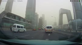 Sandstorm engulfs Beijing again, plunging it into severe air pollution