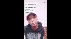 Hilarious attempt of a man trying his first tongue twister