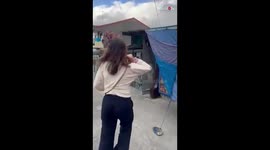 Woman delightedly surprises family after 4 years of working abroad
