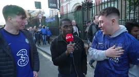 Chelsea fans test their football knowledge with a game of Trivia Tennis: Manager Edition