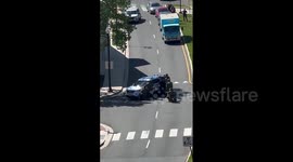 Bank robbery suspect arrested after holding 5 hostage at bank in Clarendon, Virginia