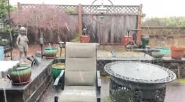 US: Hailstorm With Gusty Winds Hits Seattle Metropolitan Area
