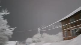 This isn't snow! Russian villages blanketed by ash after Shiveluch volcano erupts