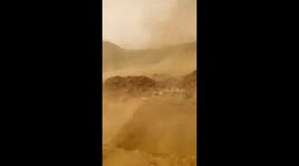 Ferocious sandstorm engulfs city in northern China