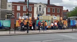 Junior doctors strike over pay in London, UK