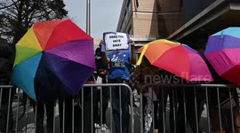 NY: Drag Queen Hour Protest And Counter Protest