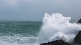 St Ives residents face Storm Noa as 70mph winds, heavy rain, and massive waves hit coastal town