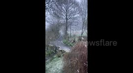 UK: Storm Noa Brings April Snow To Parts Of Country