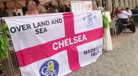 Chelsea fans takeover Spanish capital ahead of clash with Real Madrid