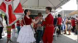 Rehearsals of Vila Isabel for Carnival in Rio de Janeiro.