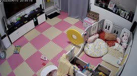 Deadly cobra snake slithers past baby's cot at family's home
