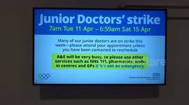 Junior Doctors Strike does not affect appointments at Chelsea and Westminster Hospital in London