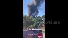 US: Evacuation Order Issued As Fire Breaks Out At Plastic Resin Plant In Brunswick, GA