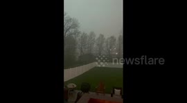 US: Tornado-Warned Storm With Hail Strikes Greater St. Louis 2