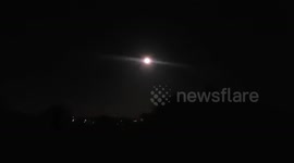 Moon was big in the sky on the 7th April and close to the Earth