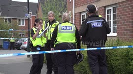 Driver shot at before crashing car into house in Derby, UK