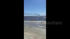 US: Evacuation Order Issued As Fire Breaks Out At Plastic Resin Plant In Brunswick, GA 2
