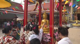 Songkran Festival in Bangkok, Thailand