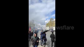 People Protests Against Pension Reform In Paris, France