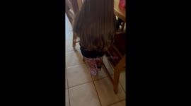 Little girl has a fun reaction to becoming big sister *Hilarious Pregnancy Reveal*