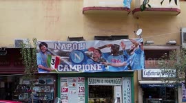 Naples prepares for Serie A triumph as fans flock to pay homage to Maradona